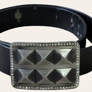 Free Ad On! Vintage Sz M Western Belt & Buckle